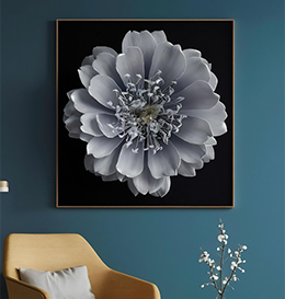Noir Bloom Canvas