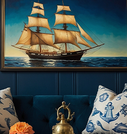 Galleon Horizon Canvas