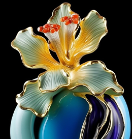 Cloisonne Iris Orb