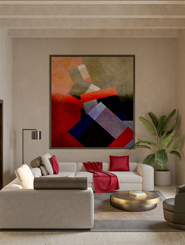 Fracture Bloc Canvas