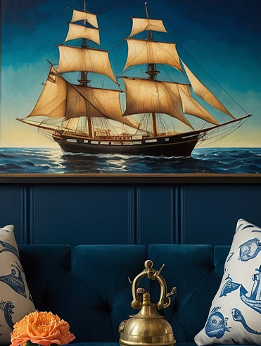 Galleon Horizon Canvas