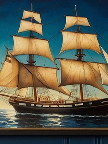 Galleon Horizon Canvas